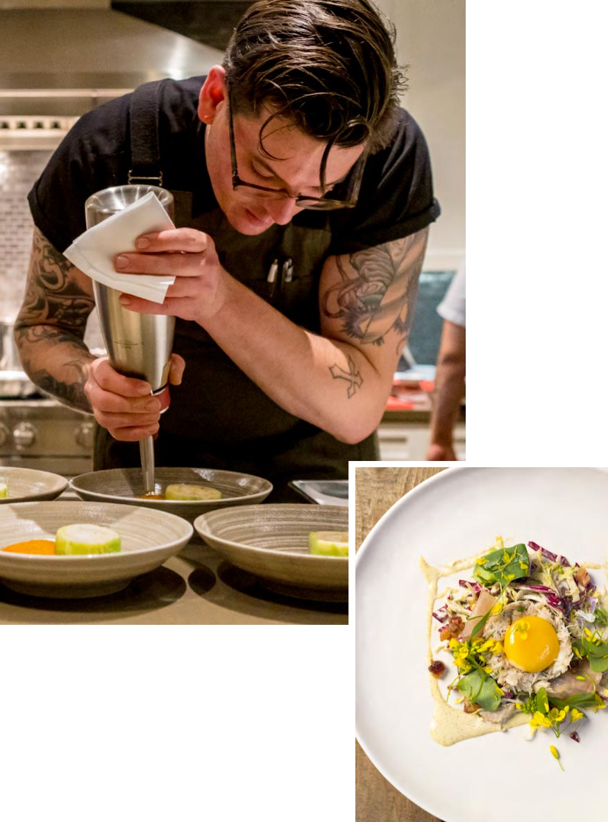 Insider Access KB Partnerships - Chef prepping plates of food.